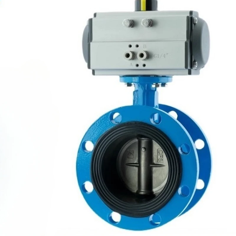 D641X DN150 Butterfly Valve 5 Inch Soft Seal Cast Iron  two-way adjustable flange butterfly valve for Gas Water Oil Media
