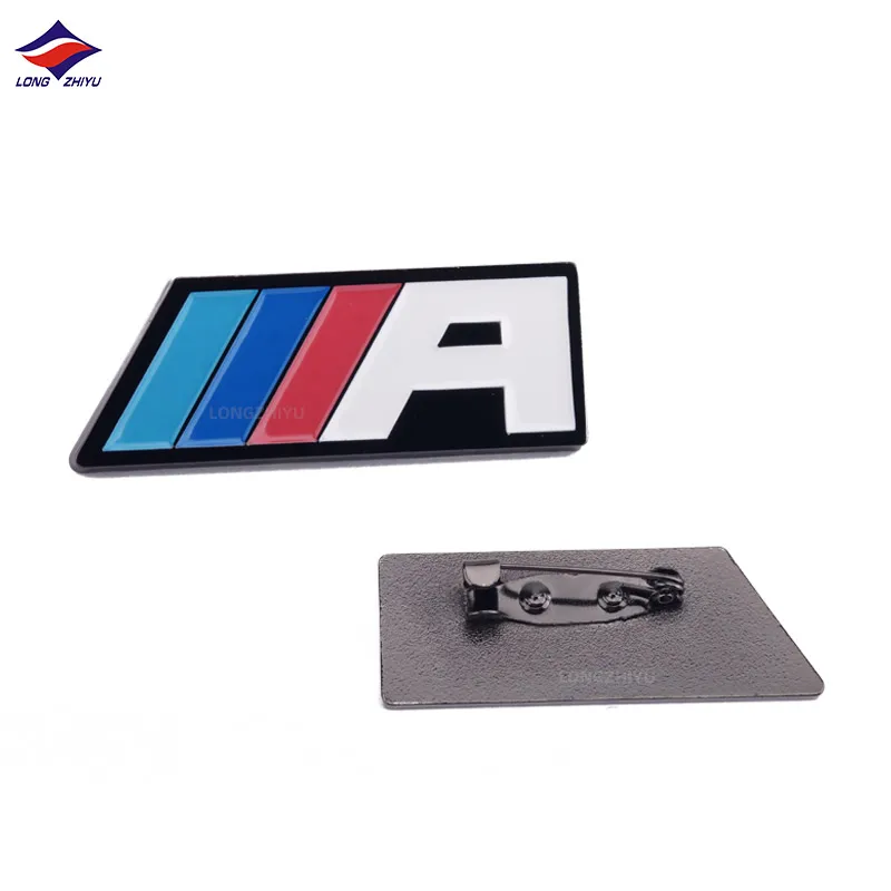 Longzhiyu metal suit lapel pin maker custom cool animal company lapel pins wholesale school shirt badge pin