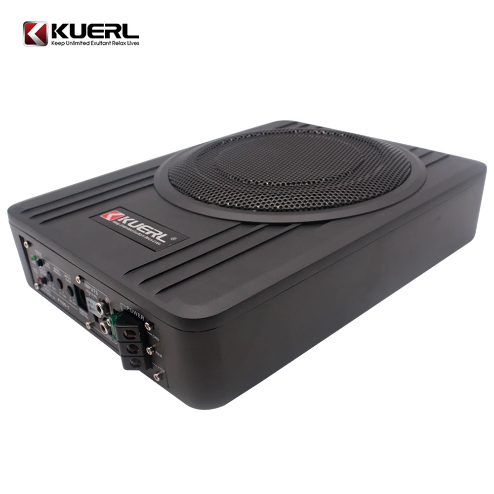 Professional big power  auto audio high quality car stereo super thin 10 inch under seat car subwoofer