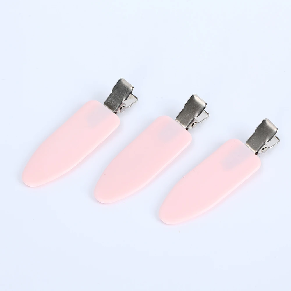 Taimeng Long No Bend crease less hair clips Matte No Crease Pin 6 cm Curl Clips for Skin Care Makeup Styling Custom logo
