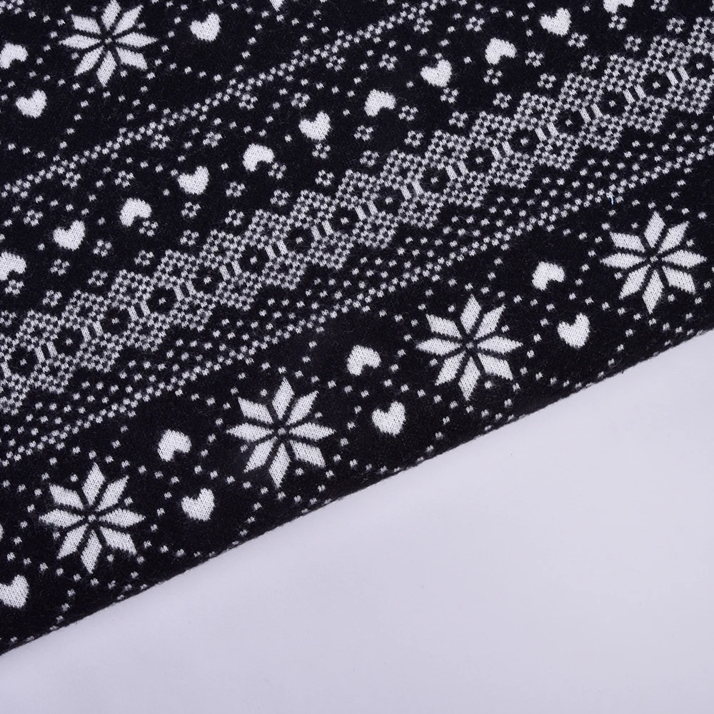 Factory Wholesale Black Floral T/R Spandex 156cm Yan Dyed Knitted Jacquard FABRICS for Shirts