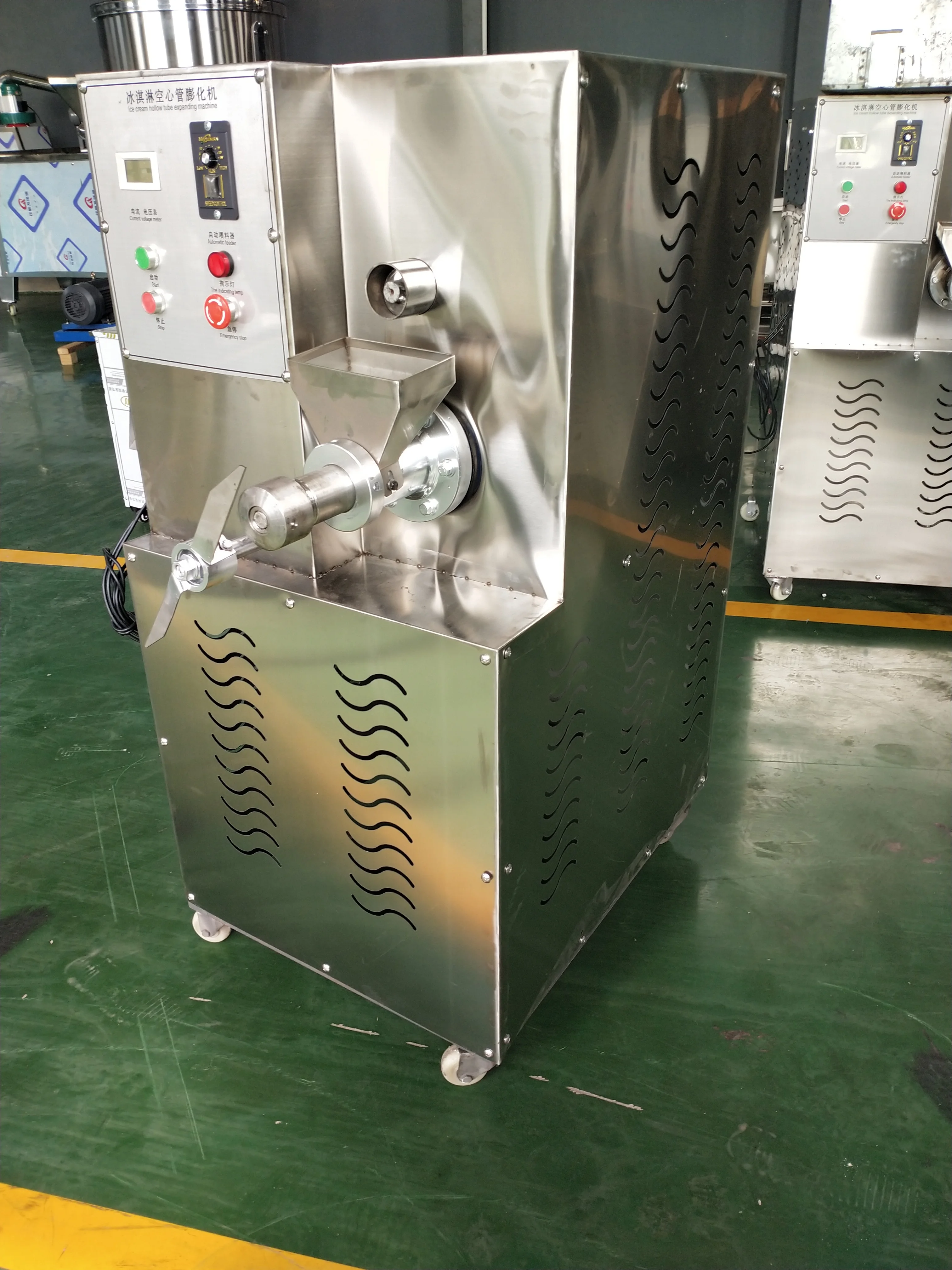 many kinds of mould snack puff food machine/ korean corn puffed stick