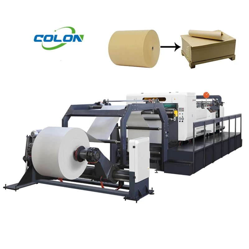 High Quality 1400 ce approved servo type paper roll sheeter sheeting machine paper roll to sheet cutting machine price