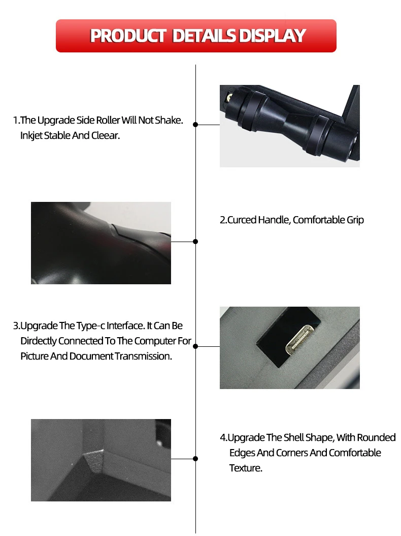 INCODE High Quality Portable Handjet Machine Expiry Date Coder Batch Number Hand Held Gun Jet Handheld Inkjet Printer For Sale