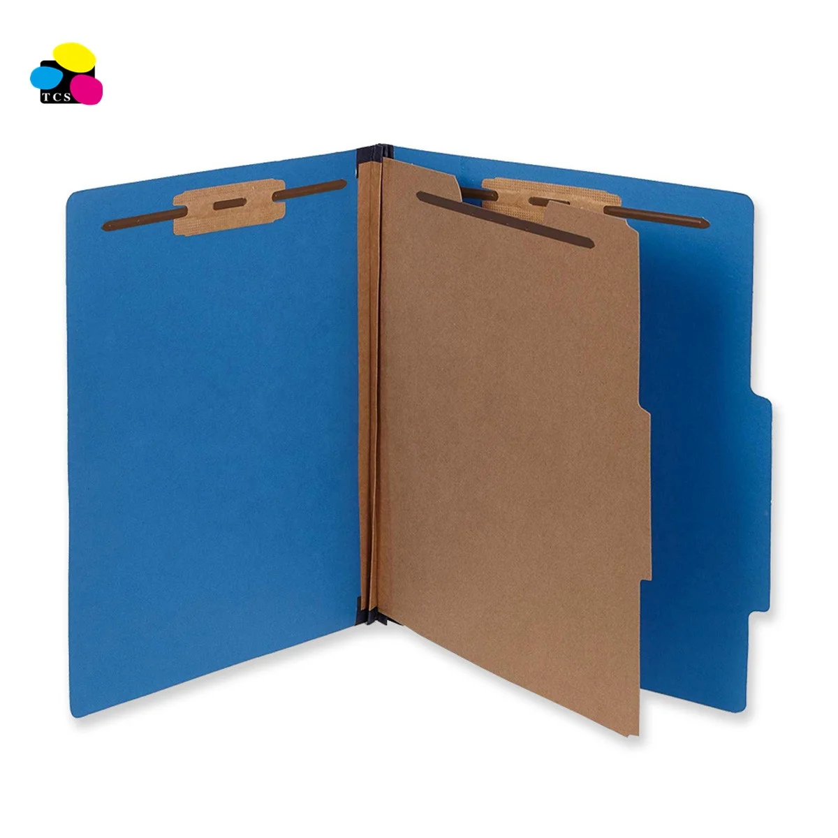 Top Quality Fashion Customized one Divider Dark Blue Letter Medical Classification File Folder With