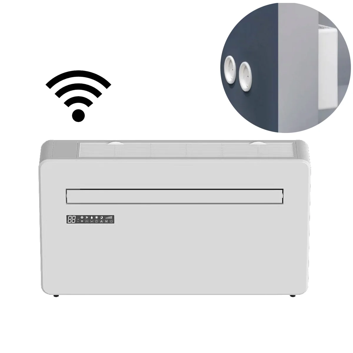 MONOBLOCK AIR CONDITIONER WITHOUT EXTERNAL UNIT WITH WIFI  APP CONTROL R290 R32 GAS