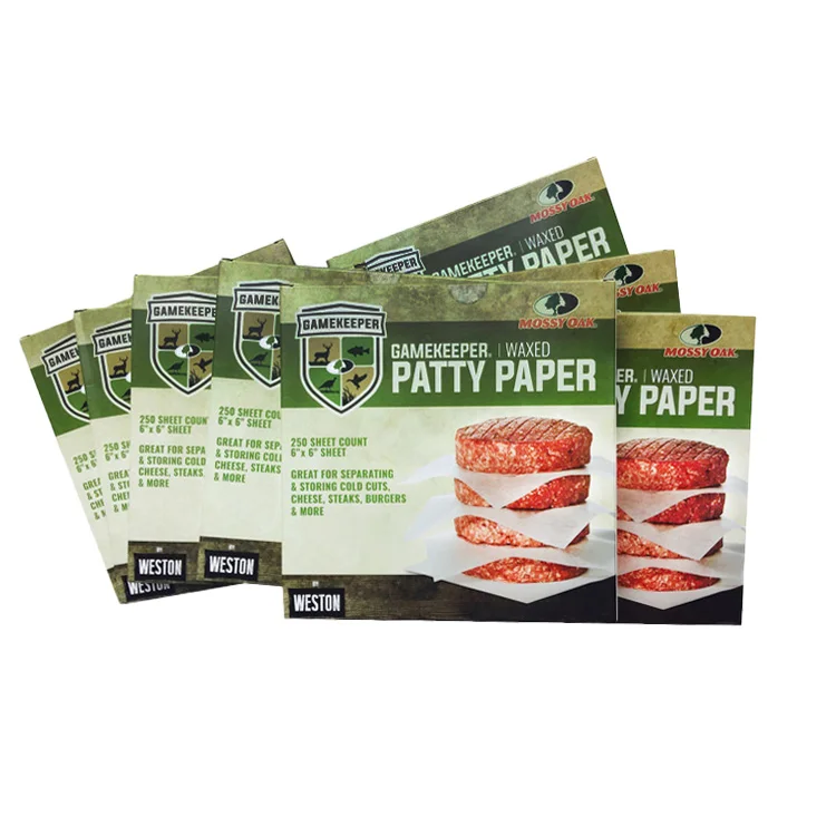 Non Stick Parchment Paper Squares Sheets For Patty, Hamburger Press Wax Paper