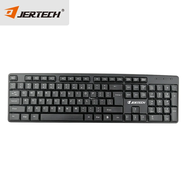 Jertech K328 Arabic Language Business Office klavye Layout OEM Brand Full Size Teclado Black USB Custom Wired Computer Keyboards