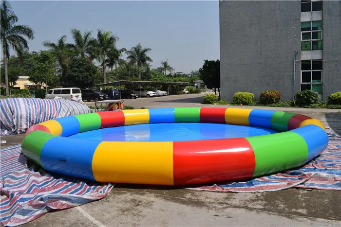 CH Ground Pool Big Size 8*8M Family Size Swimming Pools The Best Outdoor Inflatable Swimming Pool For Kids Family