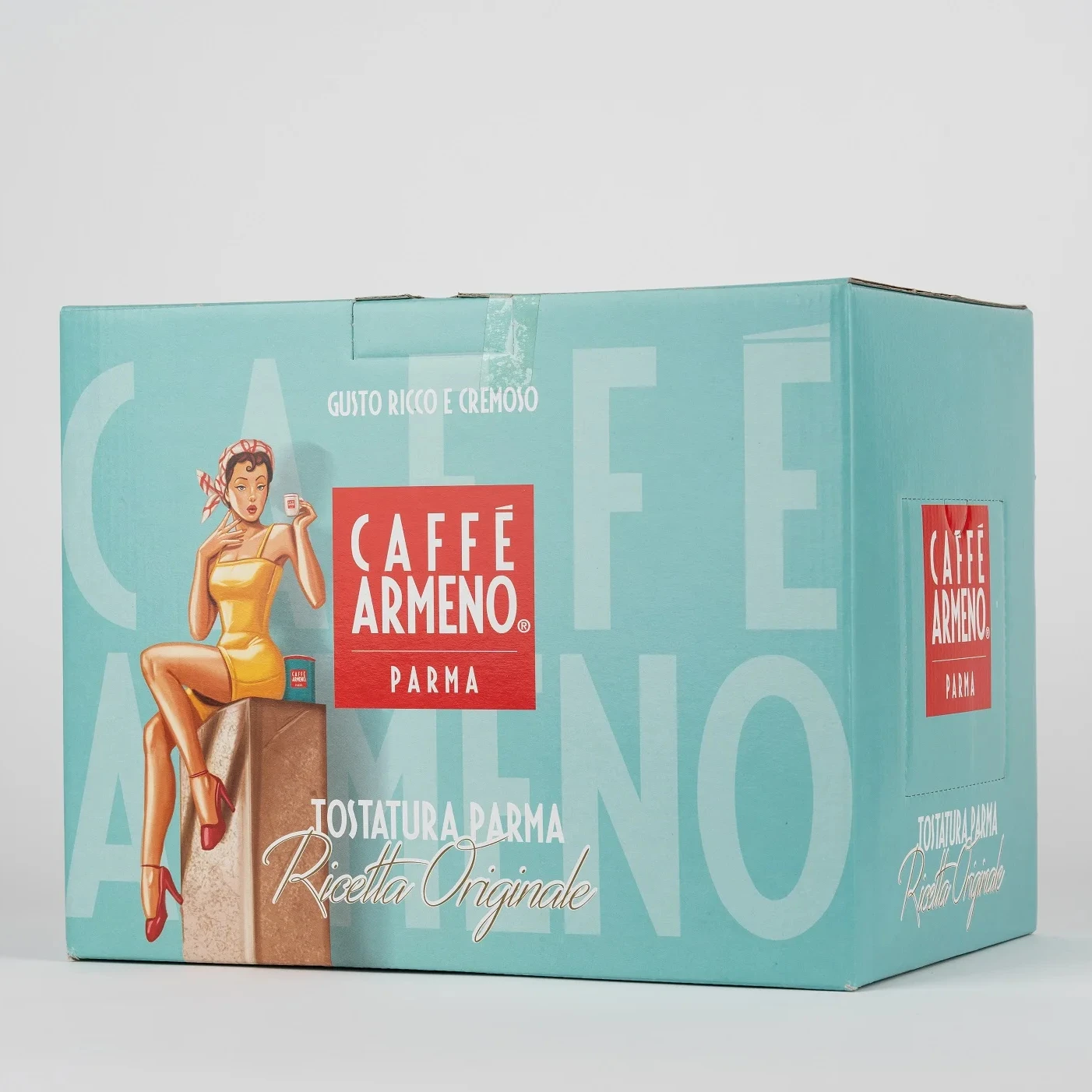 Armeno Caffe Srl Brand  100pcs Long Lasting 60% Robusta And 40% Arabica Caramel And Nuts Flavor Coffee Capsules