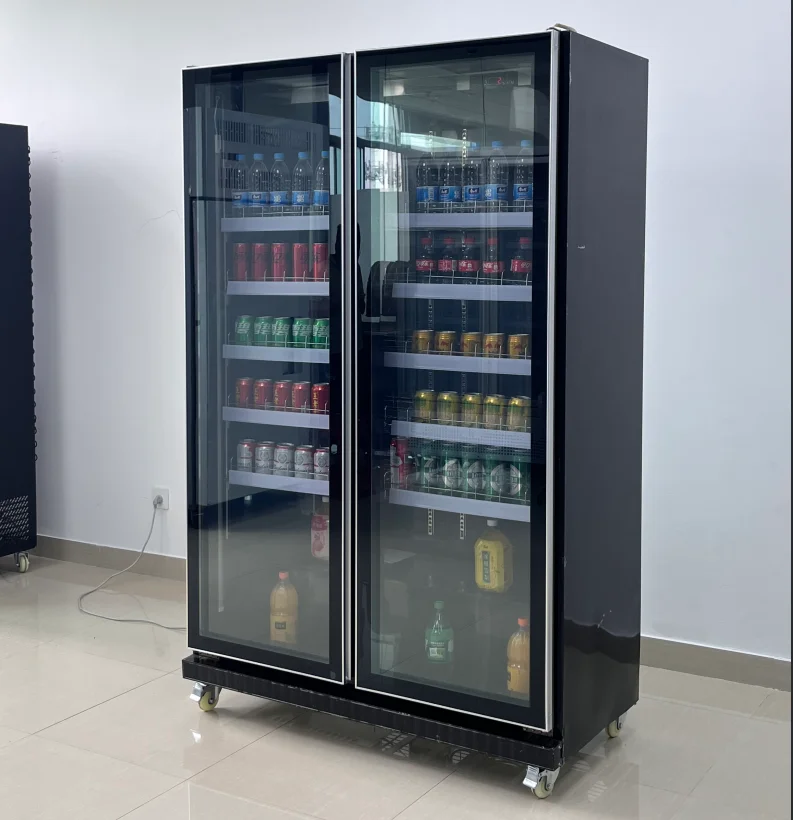 Hot Sale Factory Supermarket Beer Coke Beverage Cooler Chiller Refrigerator