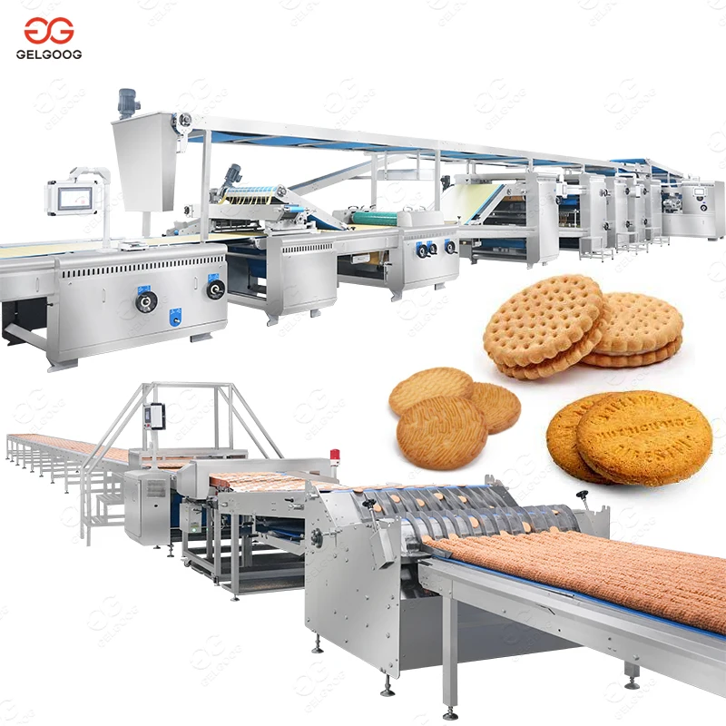 Fully Automatic Soft Biscuit Making Machine Model-400 Soft Biscuit Production Line for Biscuit Plant
