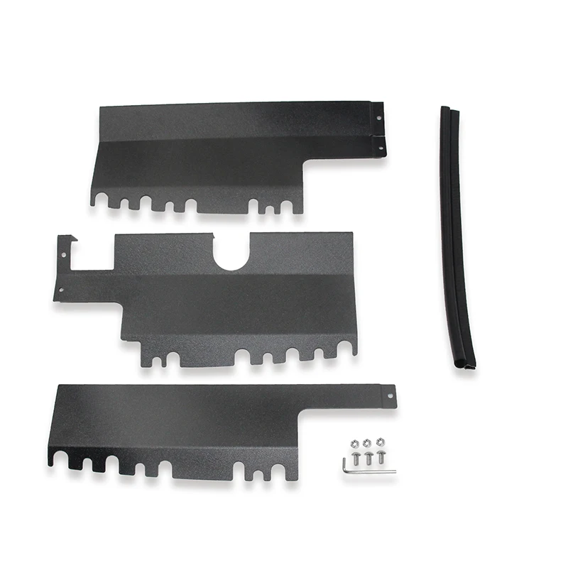 Car Accessories Fit for Subaru WRX/WRX STi 2015-2020 Aluminum Radiator Cooling Plate Panel Cover Kit/ Shroud Replacement 1 Set