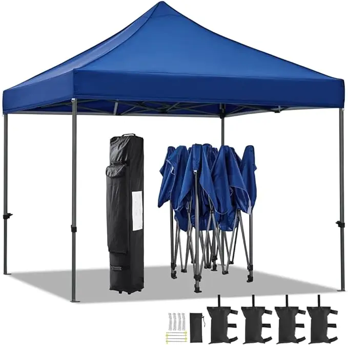 10x10 heavy duty pop up portable canopy tent party wedding event tent folding gazebo trade show tents