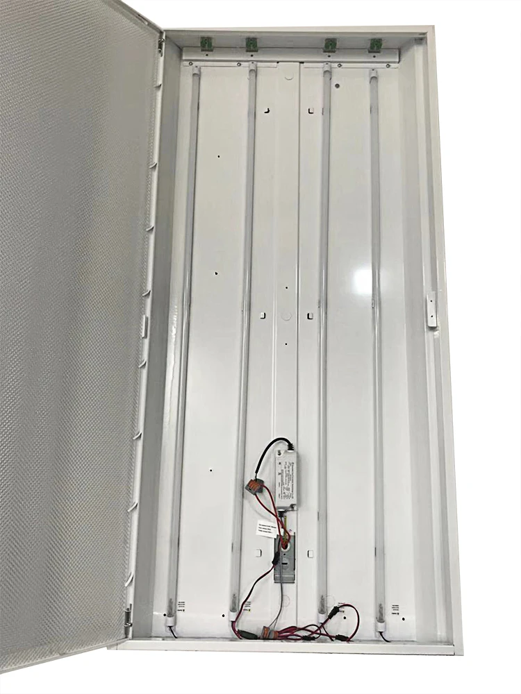 Оптовая продажа DLC + НКТ перечисленных 4ft 18 Вт быстро установка магнетическая LED Troffer дранка заменить лампы дневного