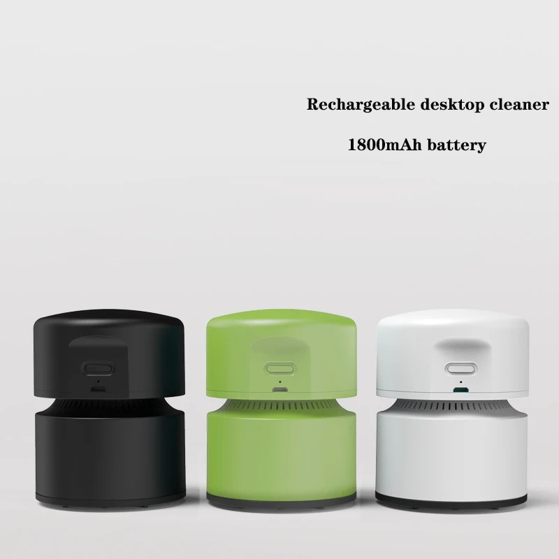 2022 New Portable Dry Dust Sweeper Small Office Desktop Vacuum Cleaner Table Mini Desk Vacuum Cleaner 1800mAh for Home/ Office