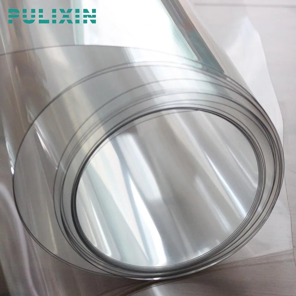 RPET 50% Post-consumer Anti-fog clear polymer PET plastic sheets roll for food tray