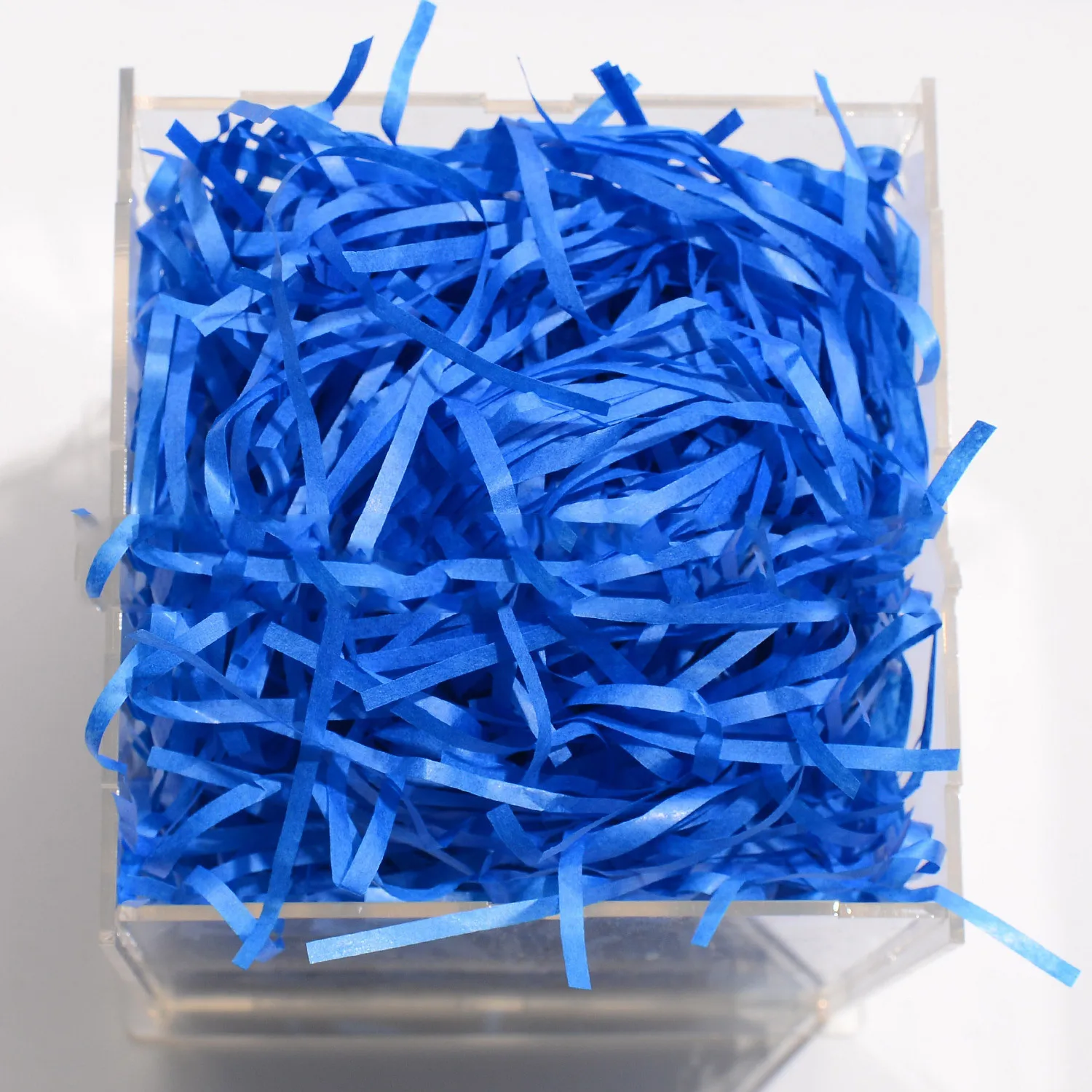 
Recycled bulk baled zigzag decorative gift box black kraft crinkle tissue packing shredded paper for packaging 