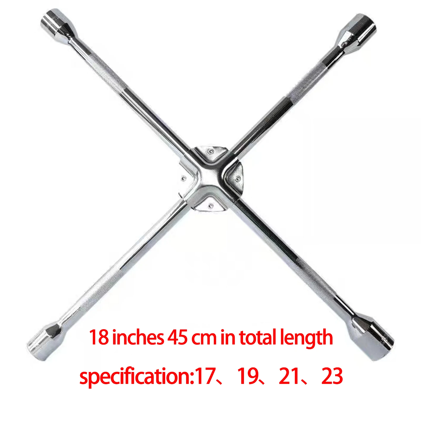 
Universal Cross Wrench 4-Way Lug Tire Spanner Car Cross Wheel Wrench Cross Socket Wrench 