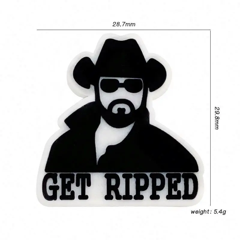 Wholesale Baby Food Grade Soft Silicone The Cowboy Bead Teether Toys Baby Silicone Teether