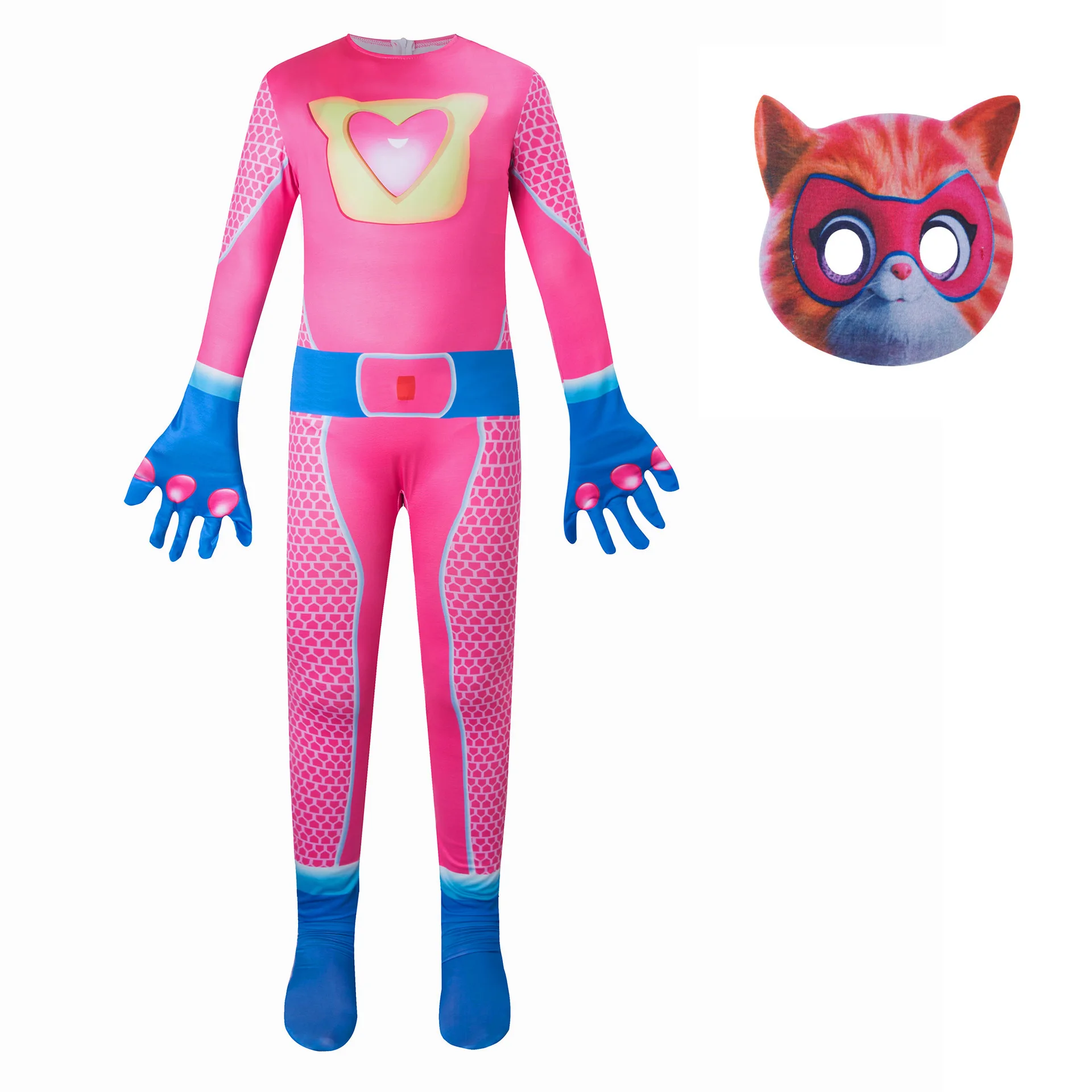 SuperKitties колготки Хэллоуин Детские костюмы для взрослых сценические сценических представлений