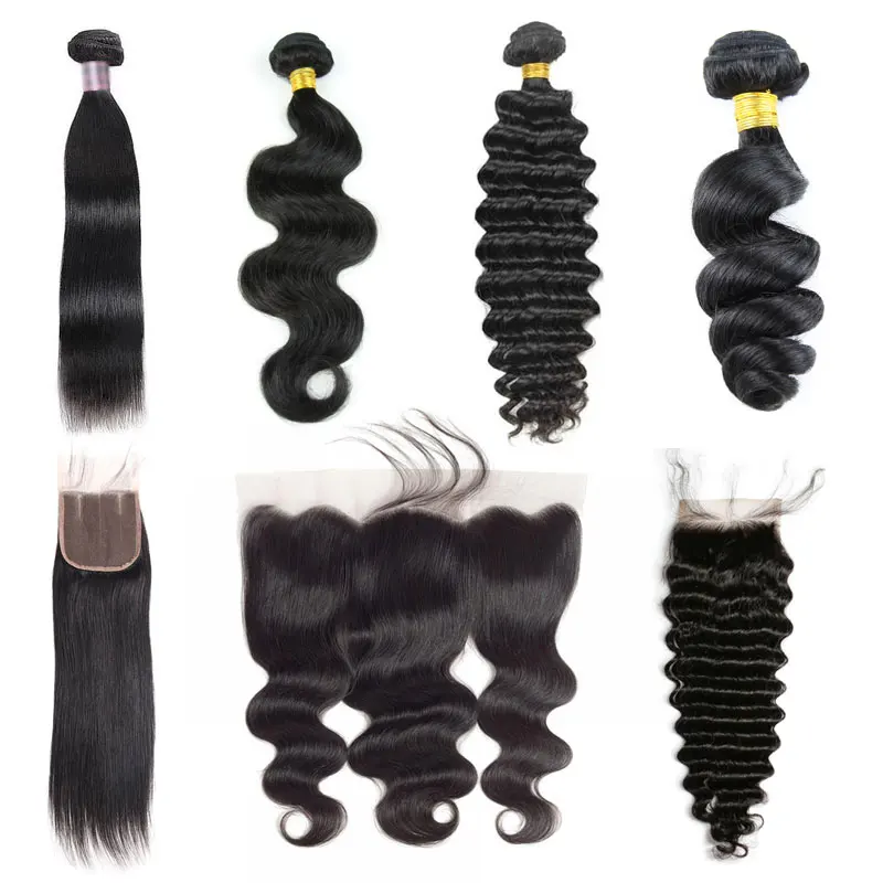 Оптовая продажа, пряди волос с кутикулой, выровненные, 9A, 10A, поставщики волос, бесплатный образец, пряди с зажимами, длинные густые человеческие волосы оптом