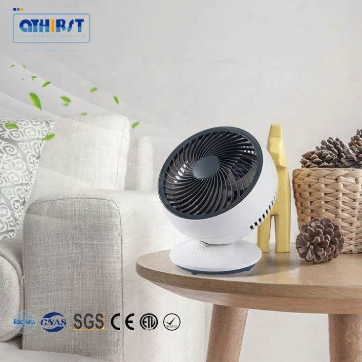 High quality DC 5v fan  energy 18650 Battery rechargeable AC DC oscillating fan with control panel