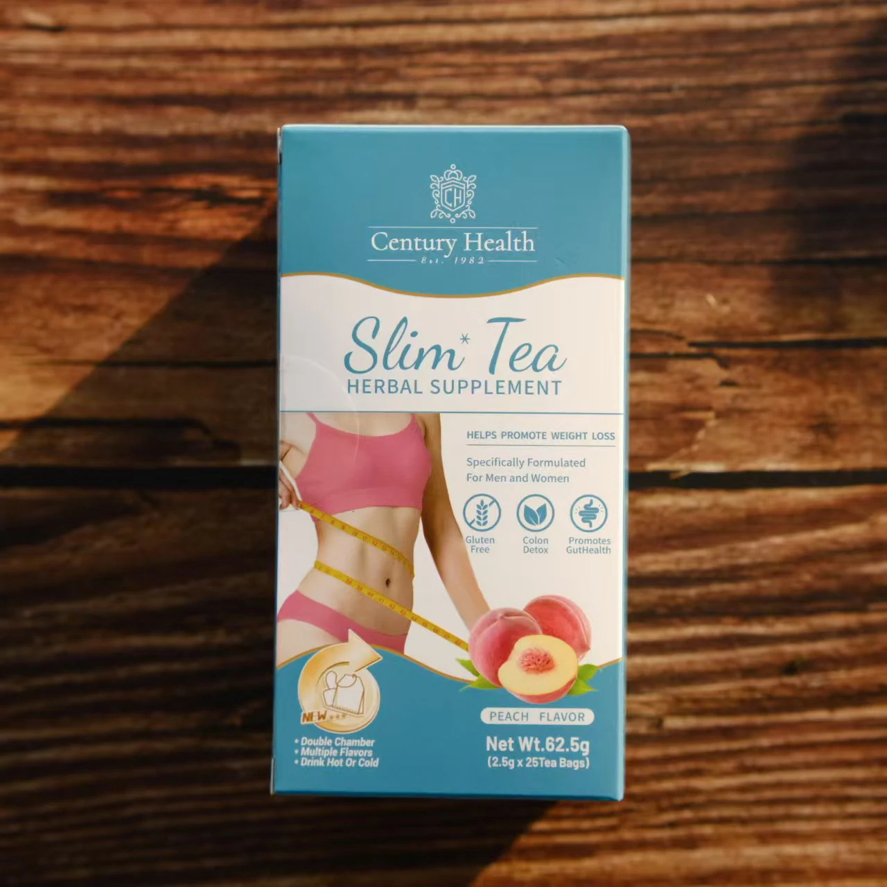 box slim tea double chamber fruit flavor fast slimming tea