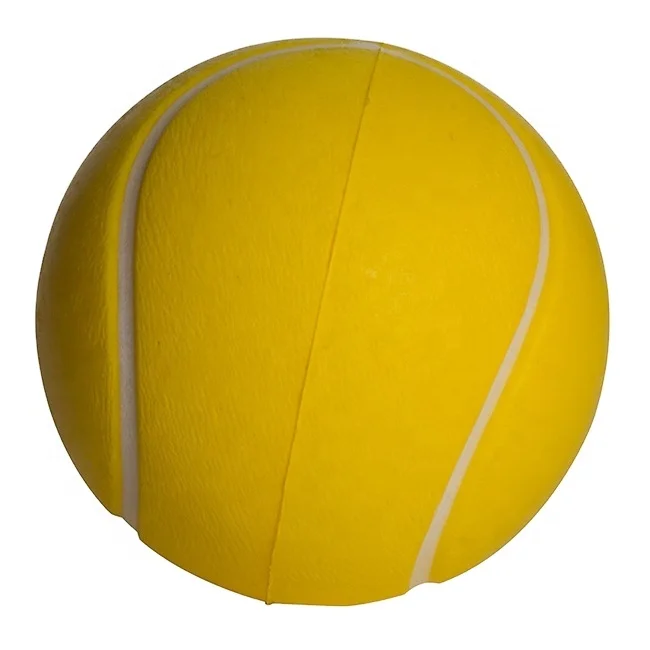 Hot Sale Cheap Promotional Gift PU Foam Tennis Plain Anti Stress Reliever Soft Squishy Relief Toy Ball