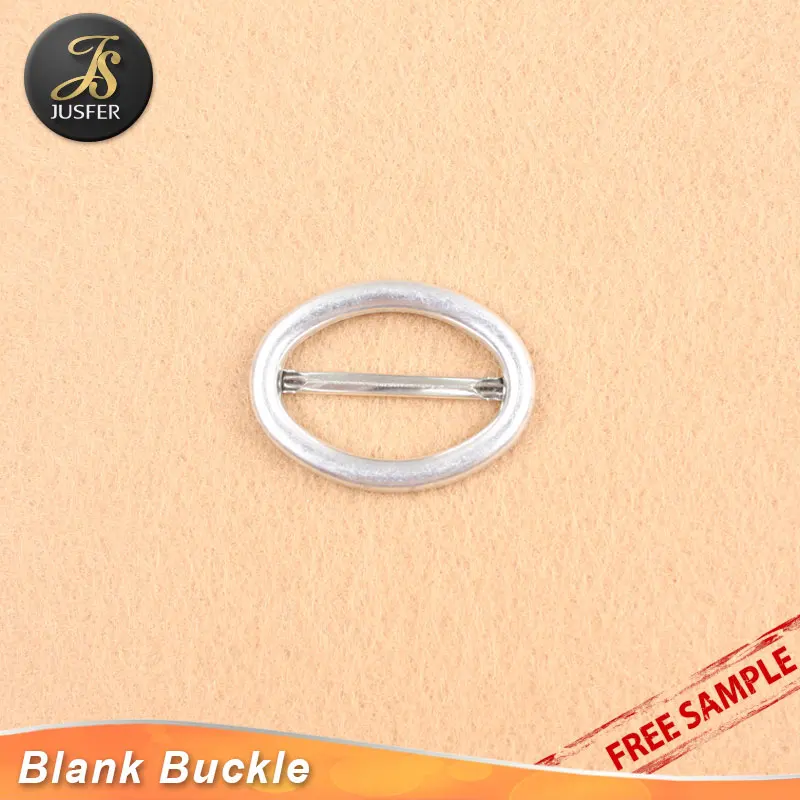 Covered belt buckle blank oval shape buckle for cover buckle machine