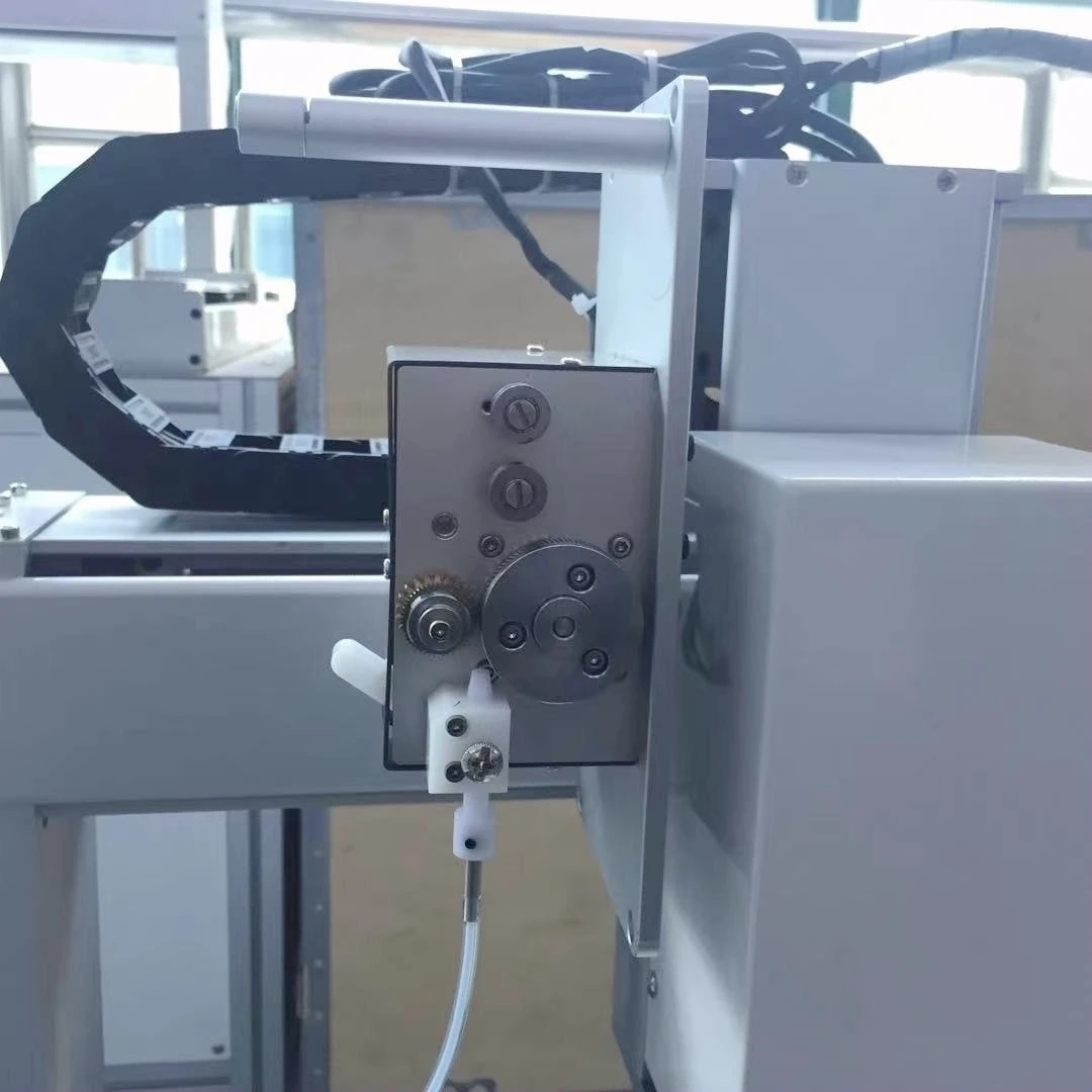 Factory high efficiency 4 axis robotic automated smd led module soldering machine