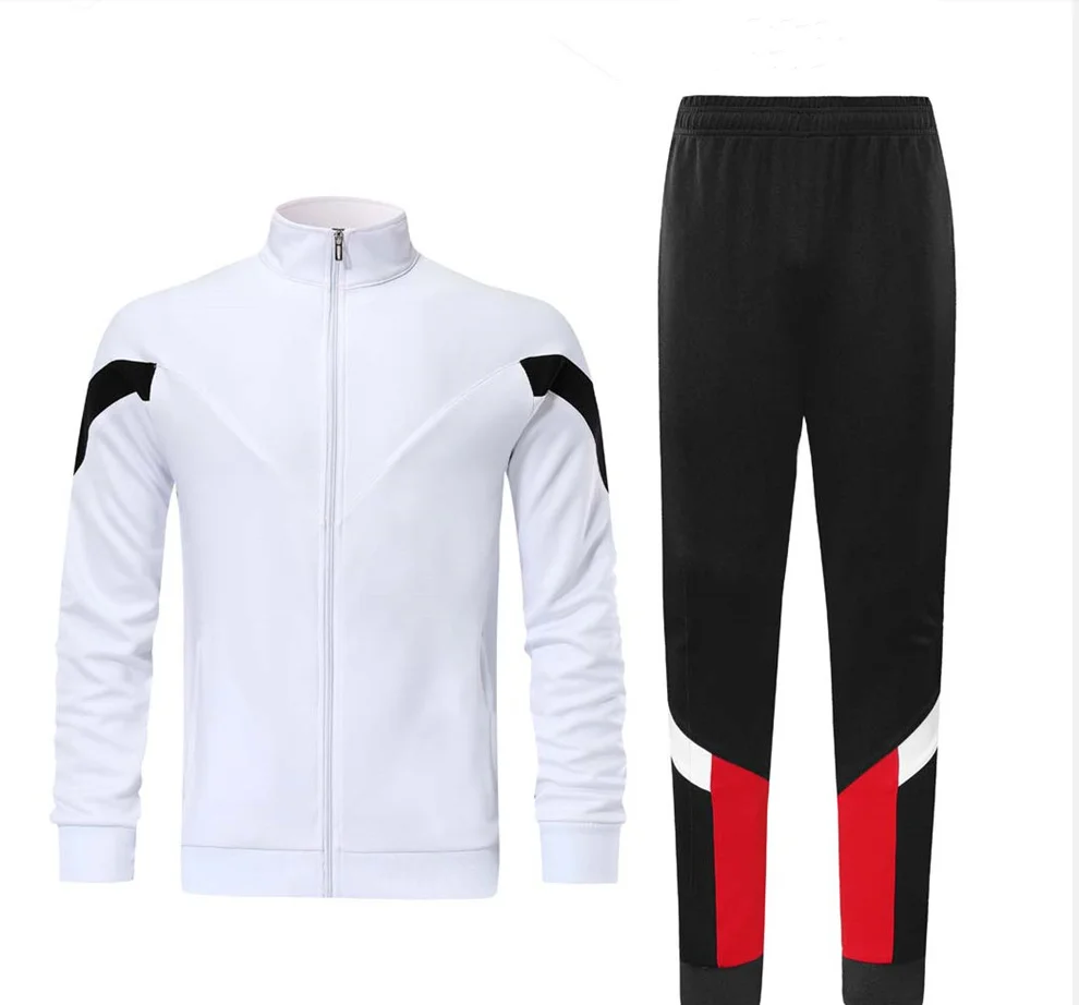 Football Kits Adults Soccer Jerseys Sets Men Running Jackets Sports Training Tracksuit Uniforms Long Sleeve