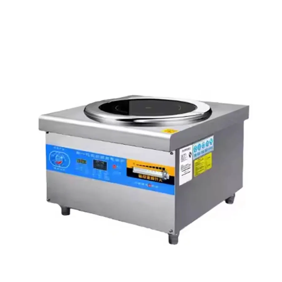 Portable 8000W Freestanding Induction Cooker 380V High Power Stove with Glass Housing for Kitchen or Hotel Use