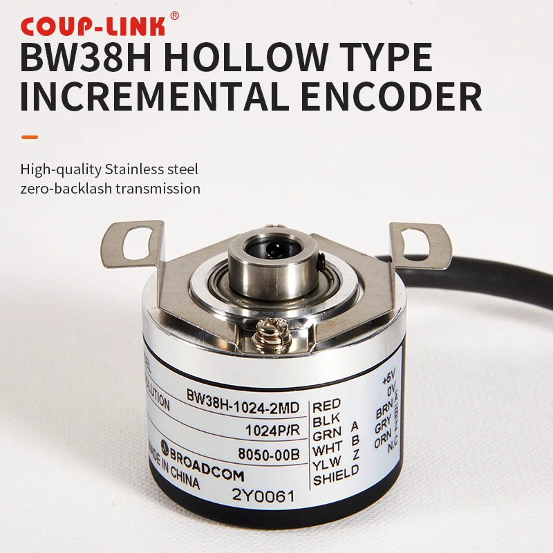 Factory Supply Easy Mount AB Output Signals Shaft Type Encoder Series