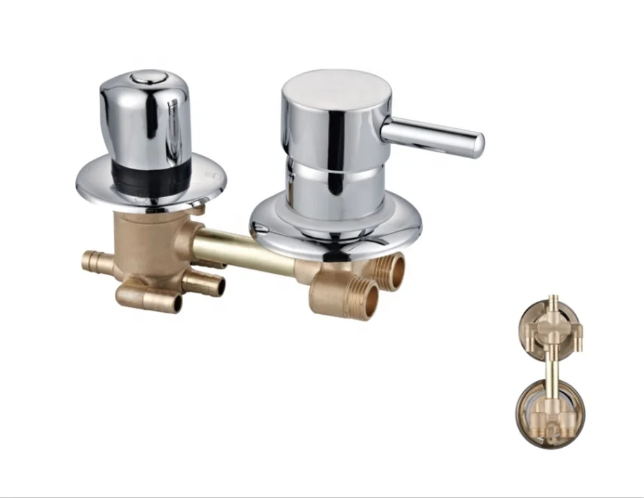 Bathroom 4 Way brass mixer bath faucets  Shower panel Faucet