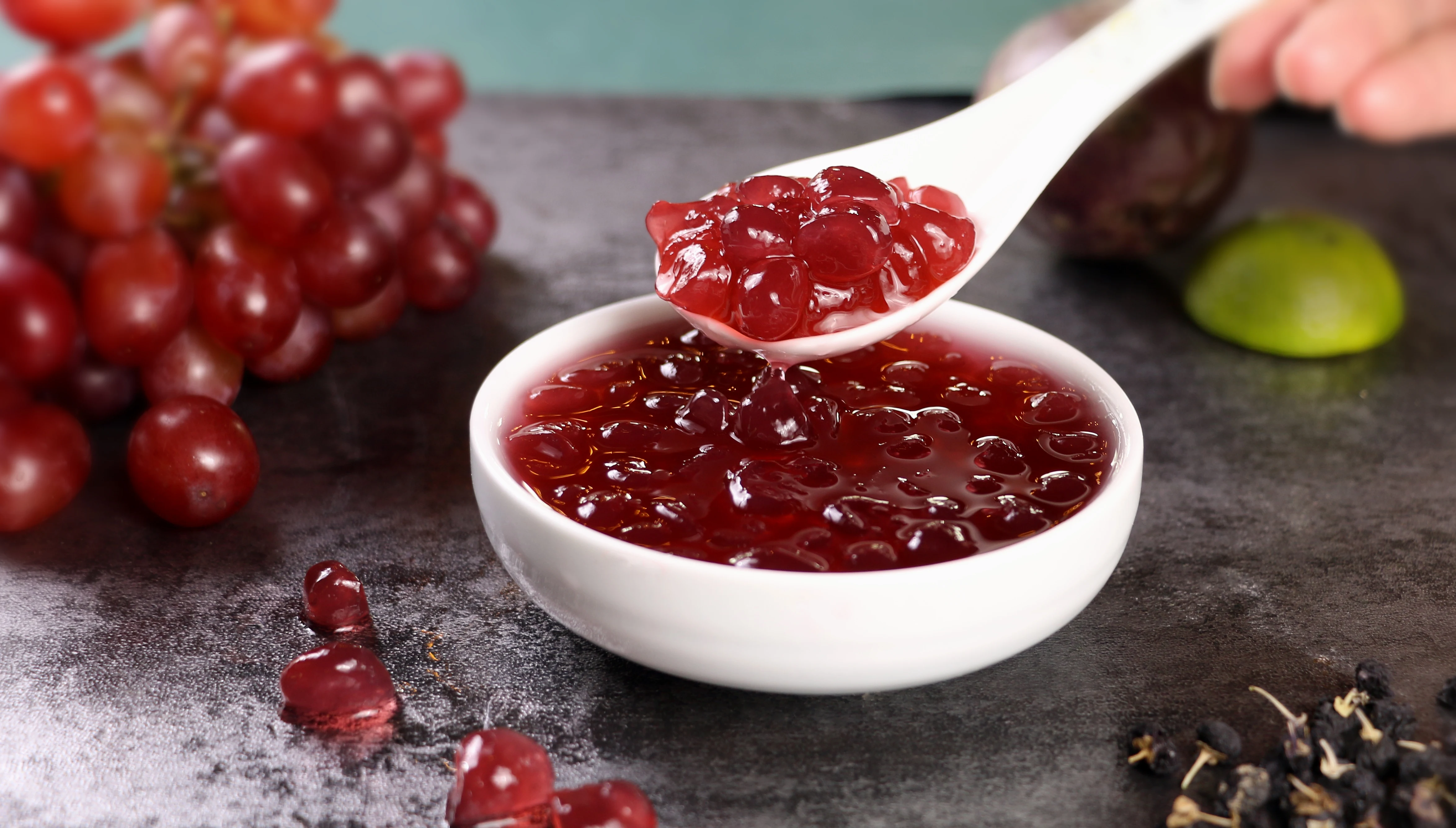 Doking Factory Directly Supplier Hot Selling Crystal bobo Instant Crystal boba Konjac jelly for hot and cool bubble tea