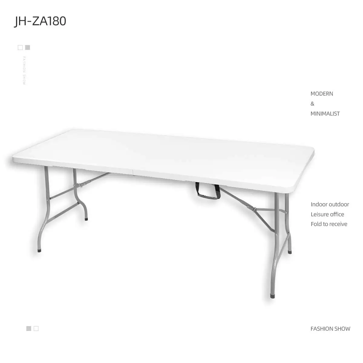 suitcase plastic table event table outdoor plastic fold table wholesale