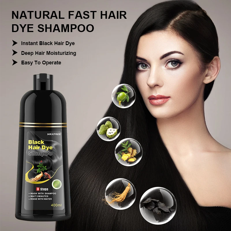 Hair Black Shampoo Hair Dye Shampoo For White Black Hair Color Dye Shampoo