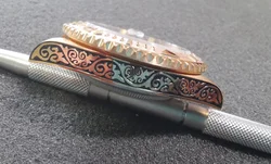 Модные части часов 40 мм сапфировое стекло CuSn8 Бронзовый чехол для погружных часов подходит для NH35A автоматический механизм