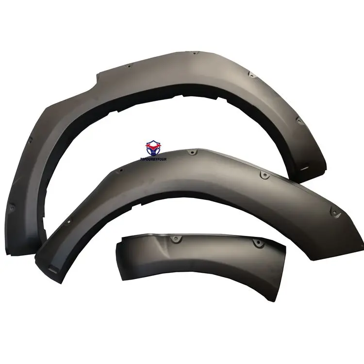 Taishuai 4wd auto parts matte black fender with screws for hilux revo 2015 2016 2017 fender flares