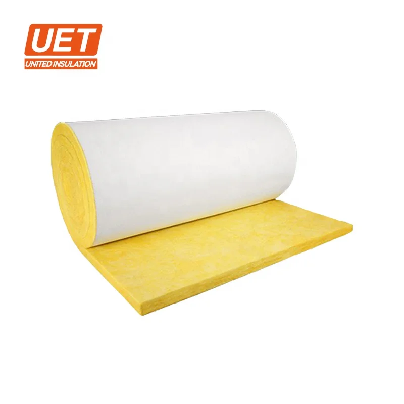 fire resistant fsk aluminum foil thermal insulation uet glass wool blanket l insulation with fsk faced