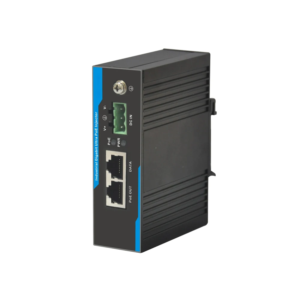 60 Вт промышленный гигабитный инжектор Ultra PoE