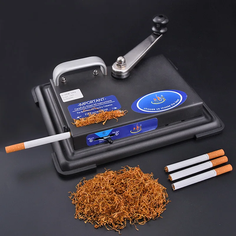 
Stainless steel manual cigarette rolling machine tobacco with empty cigarette filling machine 