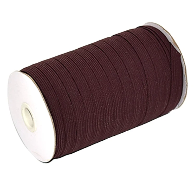 100% Polyester 5 mm Rope Earloop Strong Strength Shoes Flat Elastic Band Tape Webbing