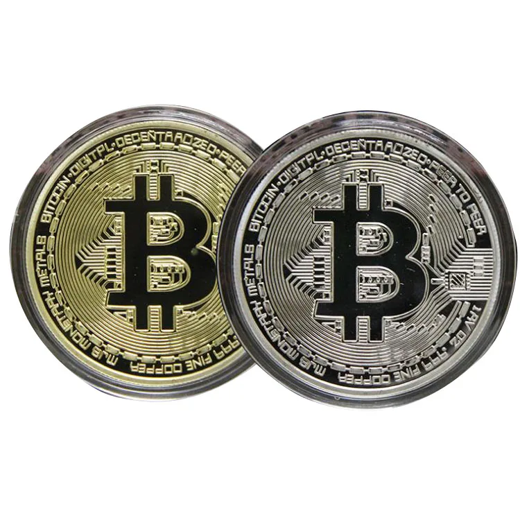 Лидер продаж, новый стиль, золотое, серебряное, медное покрытие, Биткоин, старая монета, вызов Трампа, монета, рекламный подарок, подарок, Коллекционная монета