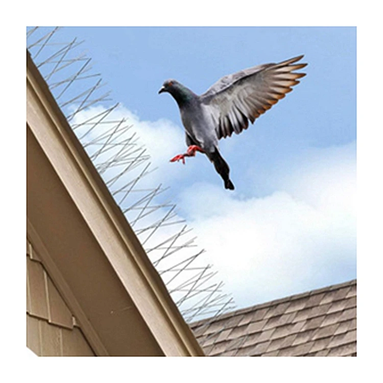 Environmentally friendly bird spikes scare birds away spikes stainless steel anti-pigeon spikes