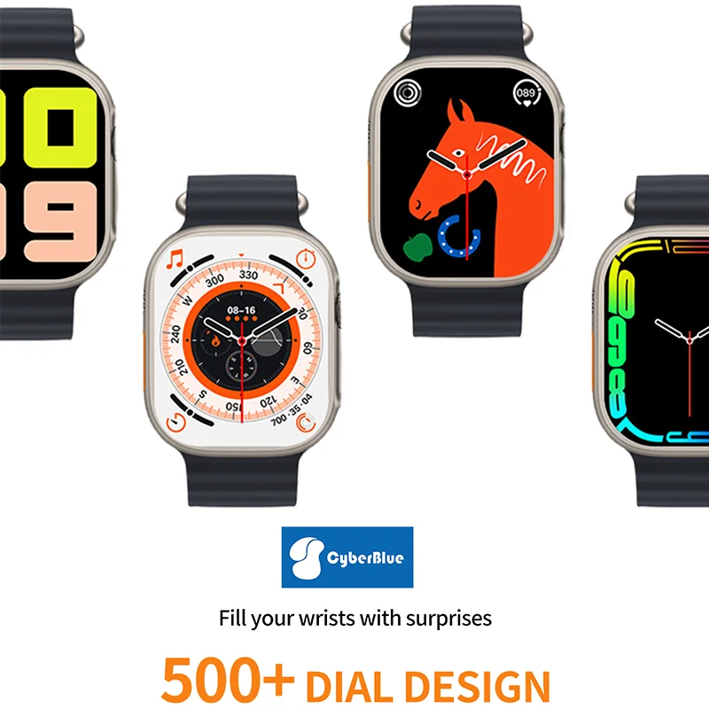 T900 Ultra Serie 8 Smartwatch T900 Relojes Smartwatch Android Suitable Running Walking Sleep Heart Rate Detection Healthy