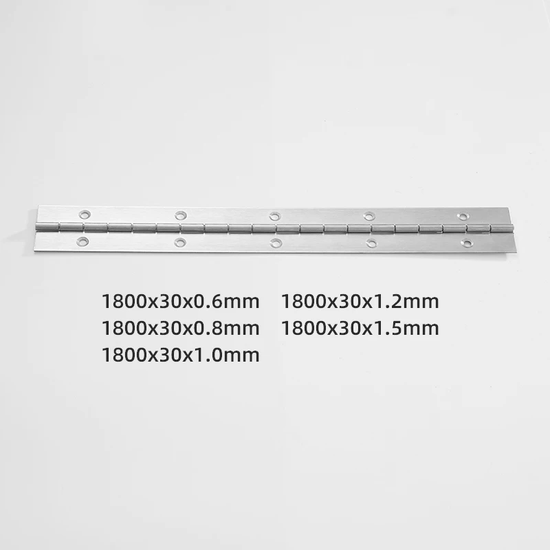 1800x30x0 8 мм высококачественная нержавеющая сталь 304 длинная петля для мебели шкафа петли
