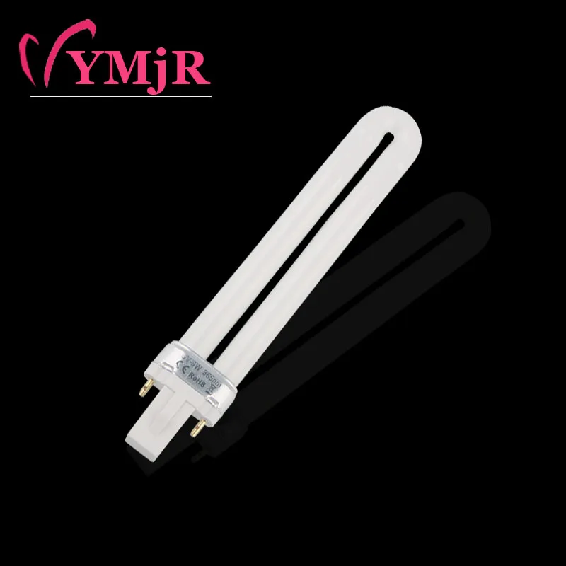Custom Nails Gel Black Suit Ultraviolet UV Lamp Light Bulb Tube Light Bulbs Replacement U Shape UV Lamp for Nail Dryer