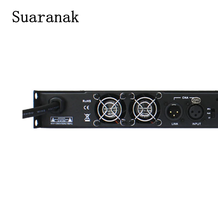 YLW-AT1800 Professional Audio Sound Digital Power Amplifier With PFC 2 Channels 1700W 1U Class D for for Karaoke Party Bars